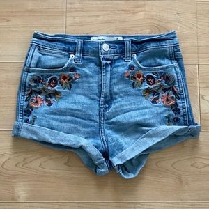 Abercrombie &Fitch High Rise Shorts Jeans
